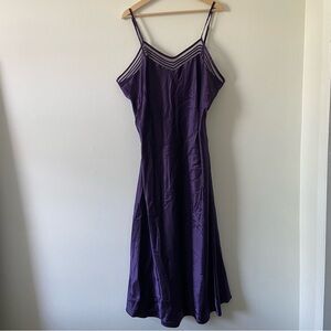 Vintage Satin Midi Slip Dress